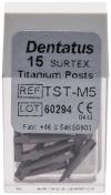 Classic Surtex Titan Wurzelstifte Packung 15 Stck 9,3 mm,  1,65 mm, Gre 5