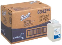 SCOTT CONTROL Schaumseife Karton 6 x 1 Liter Kartusche transparent
