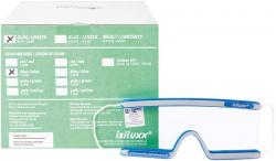 isiluxx Einwegschutzbrillen Packung 40 Stck blau, klare Glser