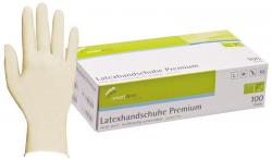 smart Latexhandschuhe Premium PF Packung 100 Stck puderfrei, S