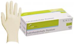 smart Latexhandschuhe Premium PF Packung 100 Stck puderfrei, L