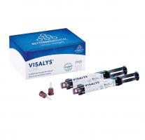 Visalys Core Normal pack 2 x 9 g (5 ml) Spritze wei, 20 Mischkanlen, 10 Intraoral Tips, 10 Endo Tips
