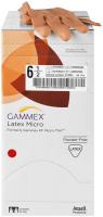 Gammex Latex Micro Packung 50 Paar puderfrei, braun, Gre 6,5