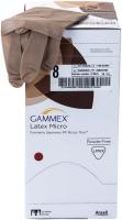 Gammex Latex Micro Packung 50 Paar puderfrei, braun, Gre 8