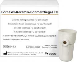 Schmelztiegel und Einstze Packung 6 Fornax Keramik Schmelztiegel FC