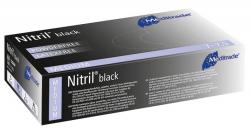 Nitril Black Packung 100 Stck puderfrei, schwarz, M