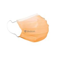 Medicom SafeMask Standard Packung 50 Stck orange, mit Gummiband