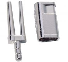 Bi-V-Pin Packung 100 Stck Metall, Kopf 2 mm, Stiftlnge 12,5 mm, Kopflnge 5,5 mm, Breite 3,6 mm