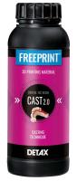 FREEPRINT cast 2.0 Flasche 500 g Kunststoff 385 nm, rot-transparent