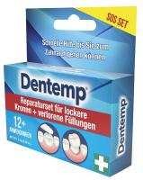 Dentemp Crown & Caps Set 1 x 2,2 g Tiegel mit Fertigpaste, 1 Applikator