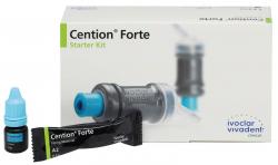 Cention Forte Starter Kit 20 x 0,3 g Kapsel A2, 3 g Primer, 25 Applikatorpinsel