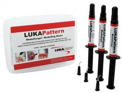 LUKAPattern Modelliergel Set 3 x 3 g Spritze inklusive Kanlen