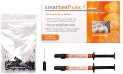 smartseal & loc / F Standardpackung 2 x 1,5 g Spritze mit Fluorid, natural opaque, 12 Nadeln schwarz