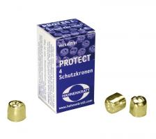 PROTECT Schutzkronen goldfarbig Packung 4 Stck MOR33