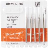 HM Fissurenbohrer 23 Packung 5 Stck HP, Figur 196 konisch spitz, 3,6 mm, ISO 007