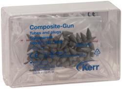 Hawe Composite-Gun Kapseln Packung 100 Stck und Kolben transparent