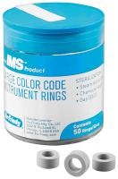 IMS Farbkodierungsringe maxi Packung 50 Stck,  IMS-1281L, grau