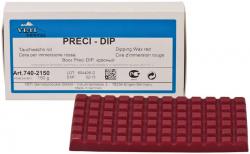 PRECI-DIP Packung 150 g Tauchwachs rot