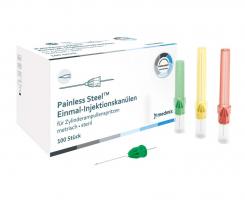 Painless Steel Einmal-Injektionskanlen Packung 100 Stck grn, G30 0,3 x 23 mm