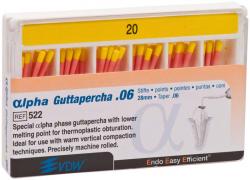 alpha Guttapercha Packung 60 Stck 28 mm, Taper.06 ISO 020