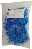 Cotton Clip Packung 100 Stck blau, Kunststoff