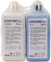 FLEXISTONE Plus Ecopackung 1 Liter Base, 1 Liter Katalysator, 4 Anmischbecher