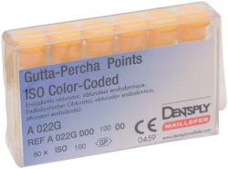 Gutta-Percha Spitzen Packung 60 Stck Taper.02 ISO 100