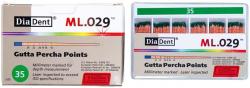 DiaDent ML.029 Gutta Percha Points Packung 120 Stck ISO 035
