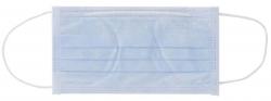 Monoart Mundschutz Protection 3 Box 50 Stck mit Gummizug, blau