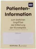 Patienten-Info Packung 50 Stck Entfernung Wurzelspitze