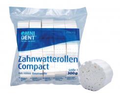 Zahnwatterollen Compact Packung 300 g  8 mm, Gre 1